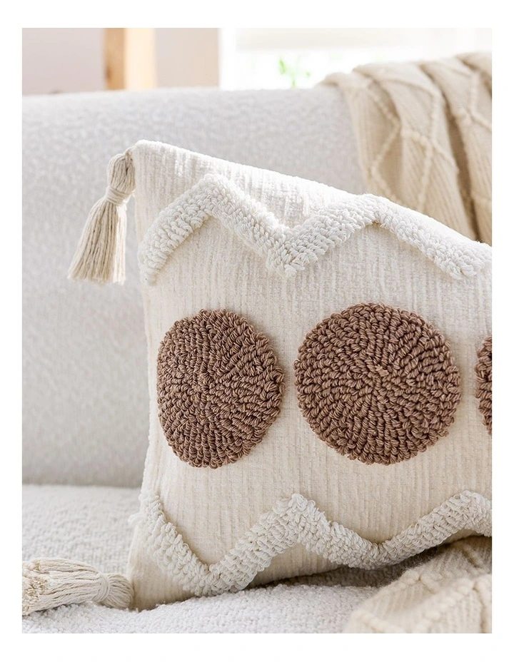 SOGA 2 Pack Boho Tufted Lumbar Cushion Cover 30x50cm image 7
