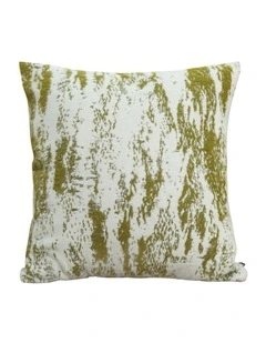 SOGA 50cm Throw Pillow White and Olive Green Deluxe Polyester Fiber and Cotton  for Home Decor