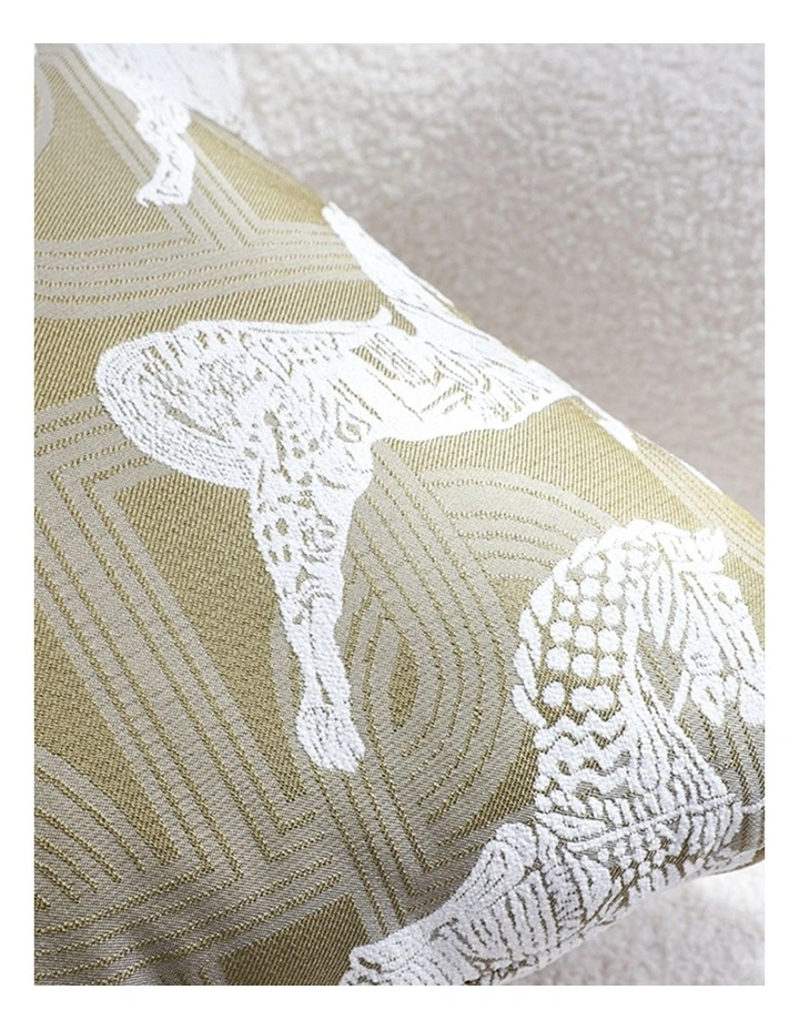 SOGA 2X 50cm Vintage Olive Green White Horse Pattern Throw Pillow image 7