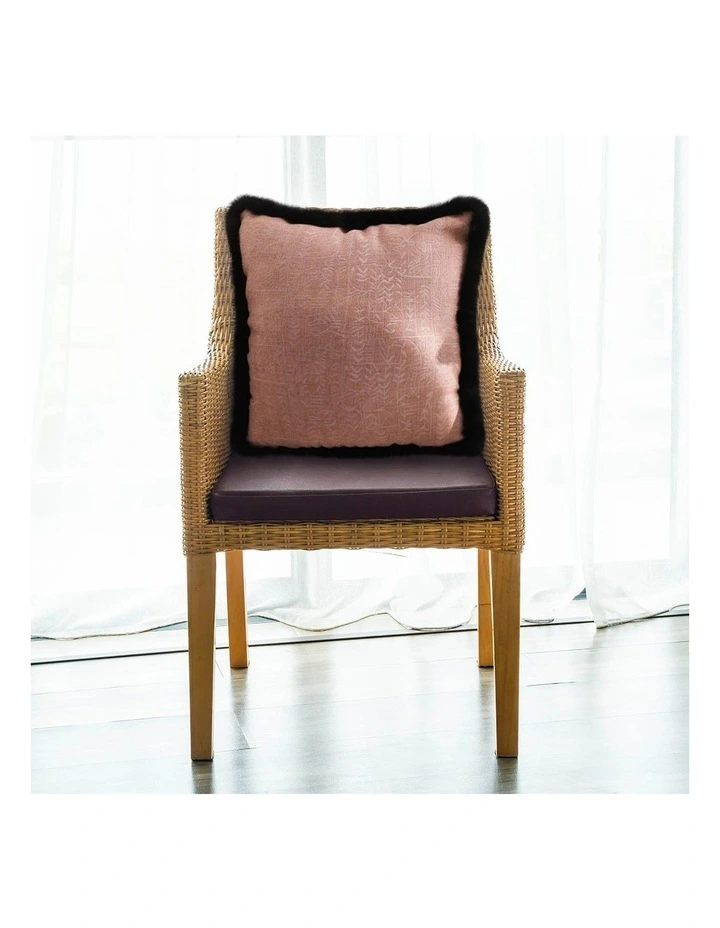 SOGA 2X 50cm Mid-century Style Raised Embroidery Texture Edged Square Throw Pillow image 4