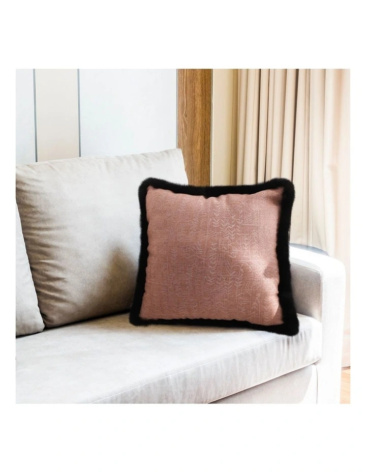 SOGA 2X 50cm Mid-century Style Raised Embroidery Texture Edged Square Throw Pillow image 5