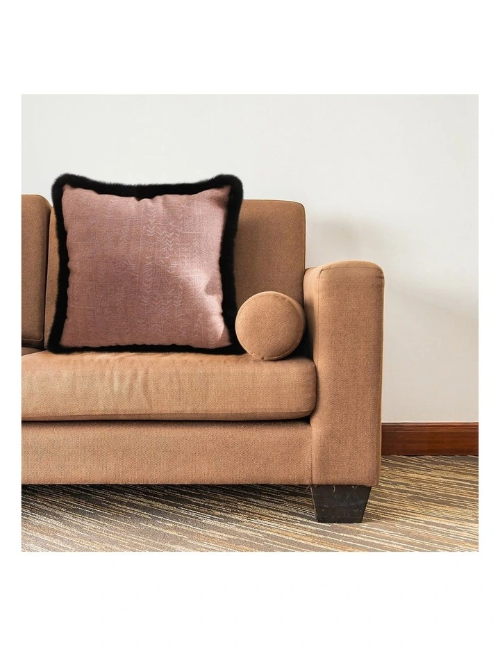 SOGA 2X 50cm Mid-century Style Raised Embroidery Texture Edged Square Throw Pillow image 6