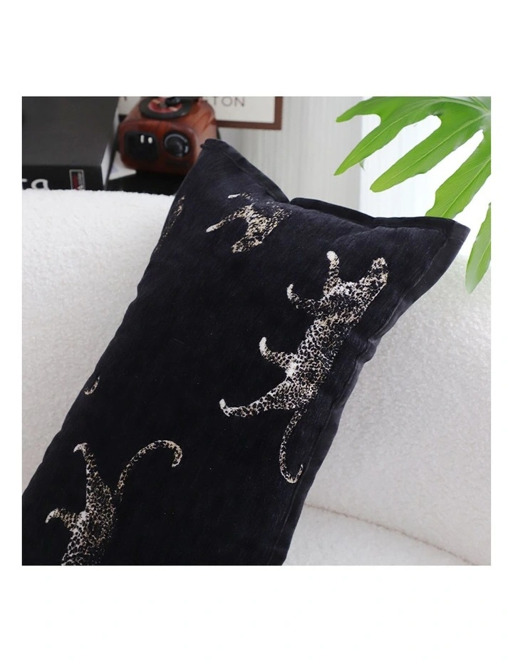 SOGA 2X 35cm Black Throw Pillow Elegant Decorative Cushion Living Room Modern Home Decor image 6