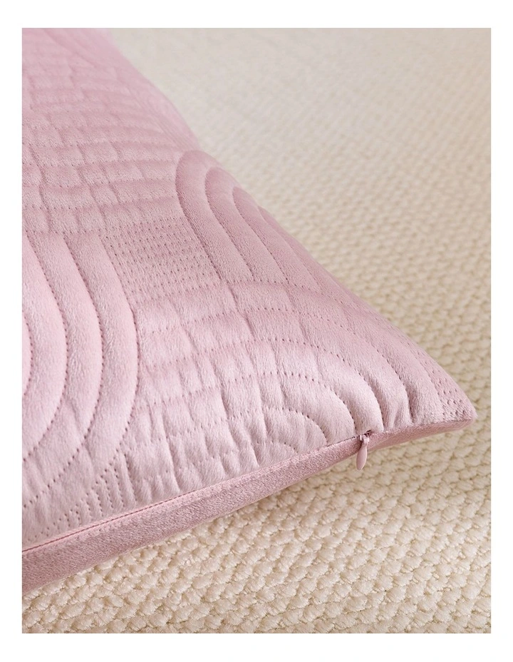 SOGA 2 Pack Pink Textured Geometric Accent Throw Pillow 30cm image 6