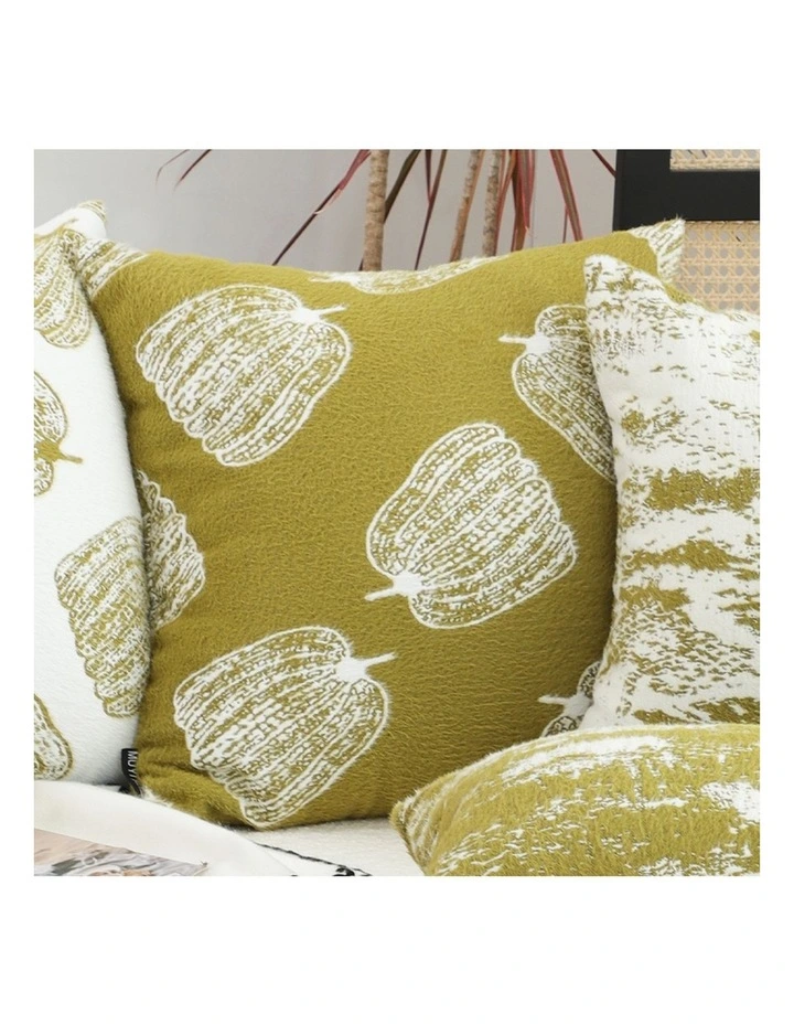 SOGA 2X 50cm Throw Pillow Green Autumn Harvest Pumpkin Print Home Decor image 3