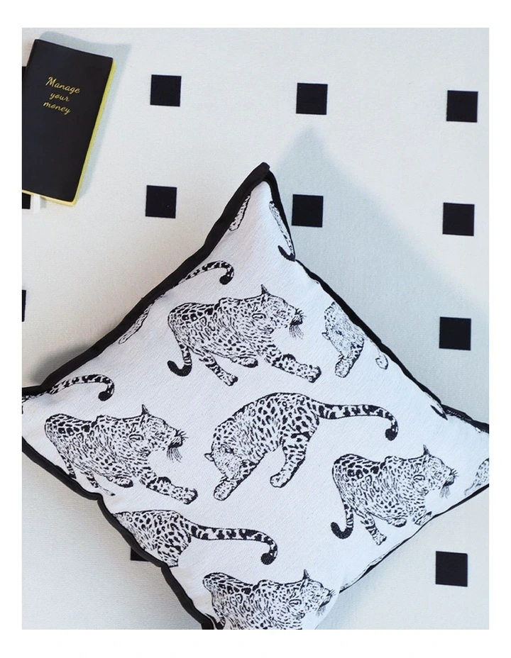 SOGA 2X 45cm Throw Pillow White & Black Leopard Light Luxury Decorative Cushion for Living Room image 6