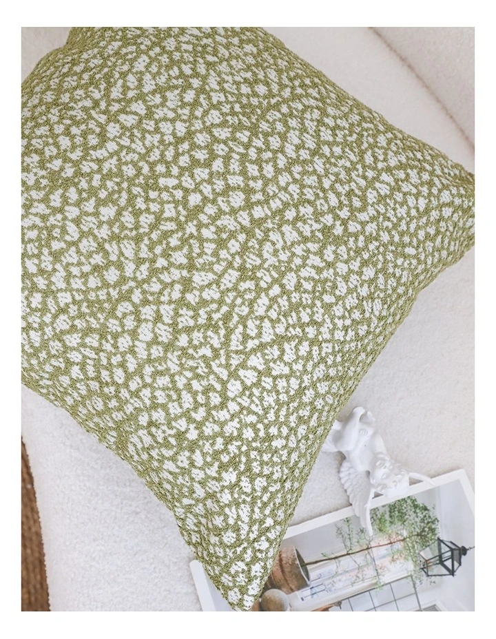 SOGA 2 Pack Leafy Green White Seat Cushion 50x50x18cm image 3