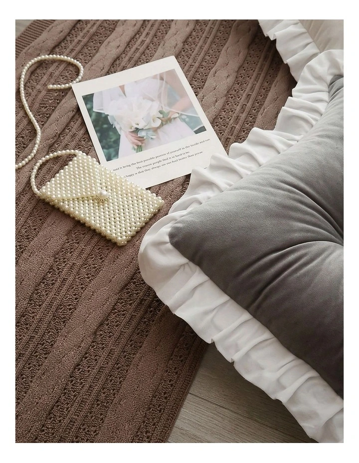 SOGA 2x 120cm Grey Tufted Crown Headboard Pillow Cushion Bed Backrest Bedroom Support Decor image 3