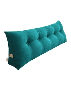 SOGA 180cm Blue Green Triangular Wedge Headboard Backrest Cushion