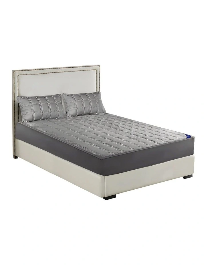 SOGA Grey 153cm Wide Mattress Cover image 1
