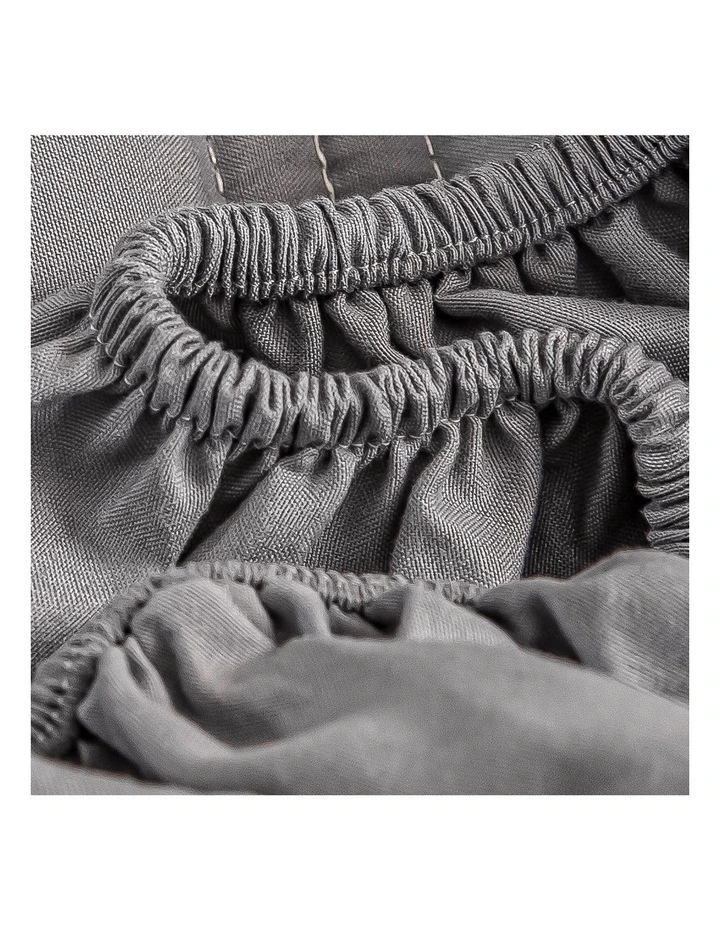 SOGA Grey 153cm Wide Mattress Cover image 5