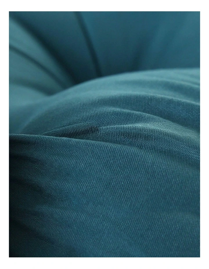 SOGA 2X 90cm Crown Pillows Tufted Teal Headboard Cushion Set image 4