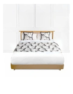 SOGA 1.8m Zebra Luxury Bed Runner Vintage Bedding Set of 3