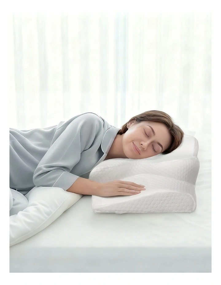 Dreamz Cervical Pillow Ergonomic Cooling Neck Support Pillow Neck Pain Relief image 7