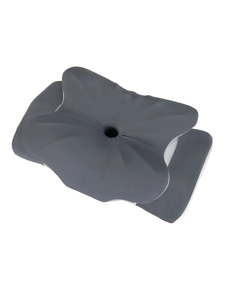 Dreamz Ergonomic Cervical Neck Pillow for Side Back Stomach Sleepers Washable image 1