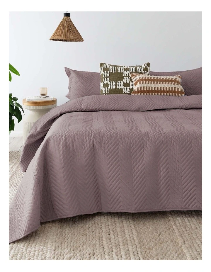 Herringbone Coverlet Set image 1