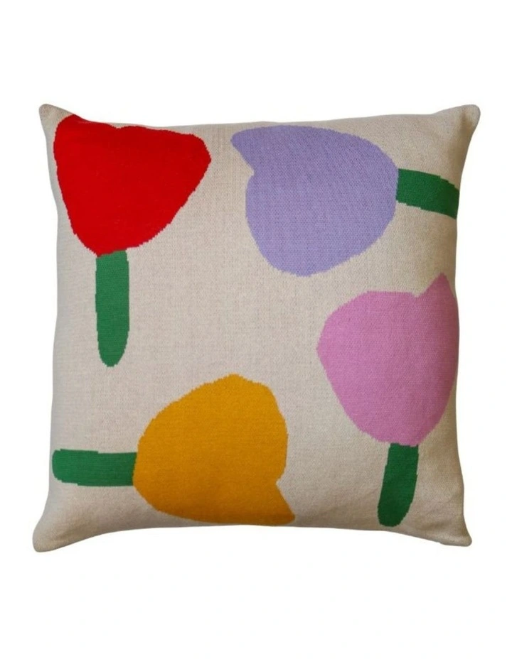 Forget Me Not Knitted Cushion image 1