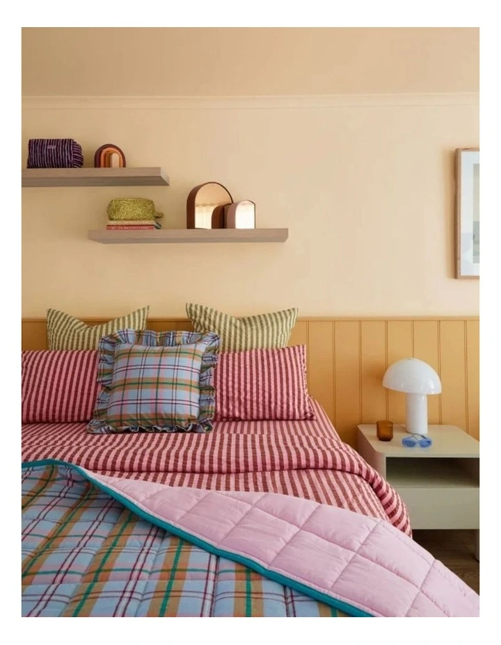 Confetti Plaid Quilted Throw image 2
