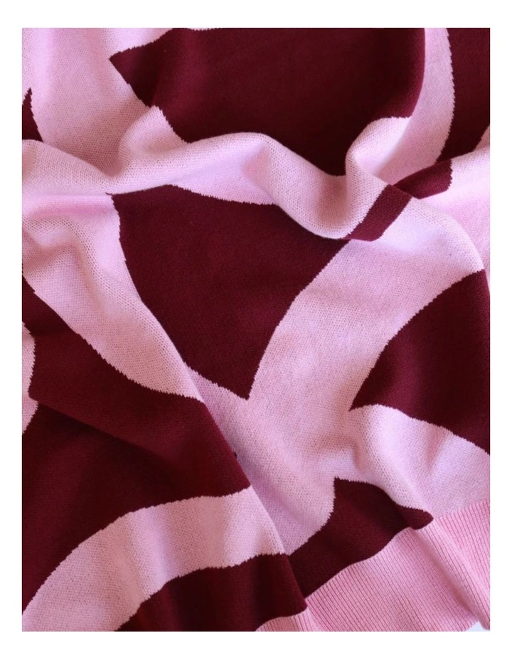 Ribbon Knitted Throw image 1