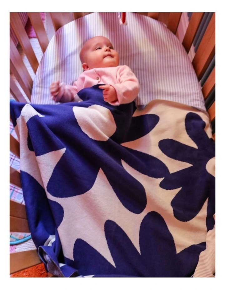 Marlo Knitted Baby Blanket image 2