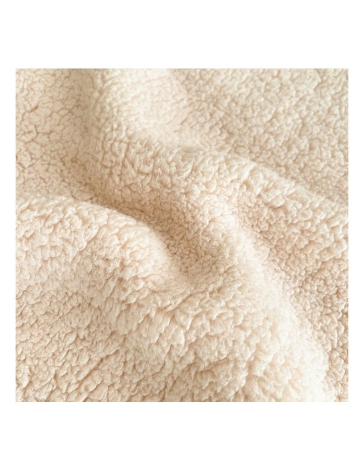 SOGA Peach Flannel Polyester Throw Blanket 200x230cm image 5