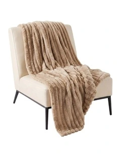 SOGA Light Coffee Flannel Polyester Throw Blanket 200x230cm
