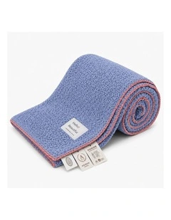 SOGA Dusty Blue Flannel Polyester Throw Blanket 200x230cm