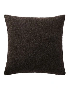 Cadence & Co. Blake Boucle Cushion 50x50cm in Chocolate