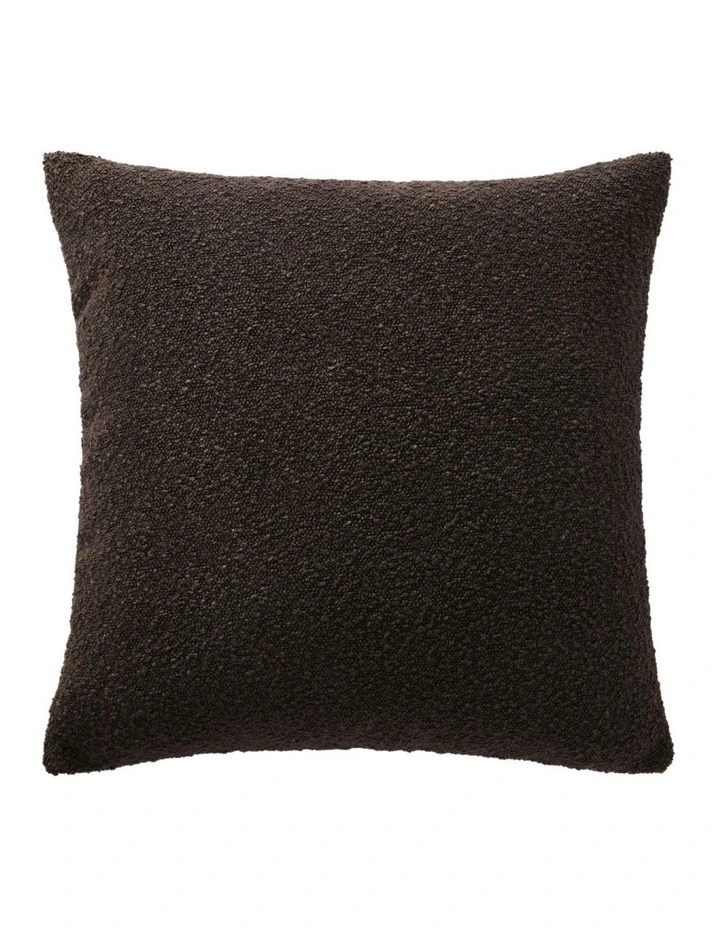 Cadence & Co. Blake Boucle Cushion 50x50cm in Chocolate image 1