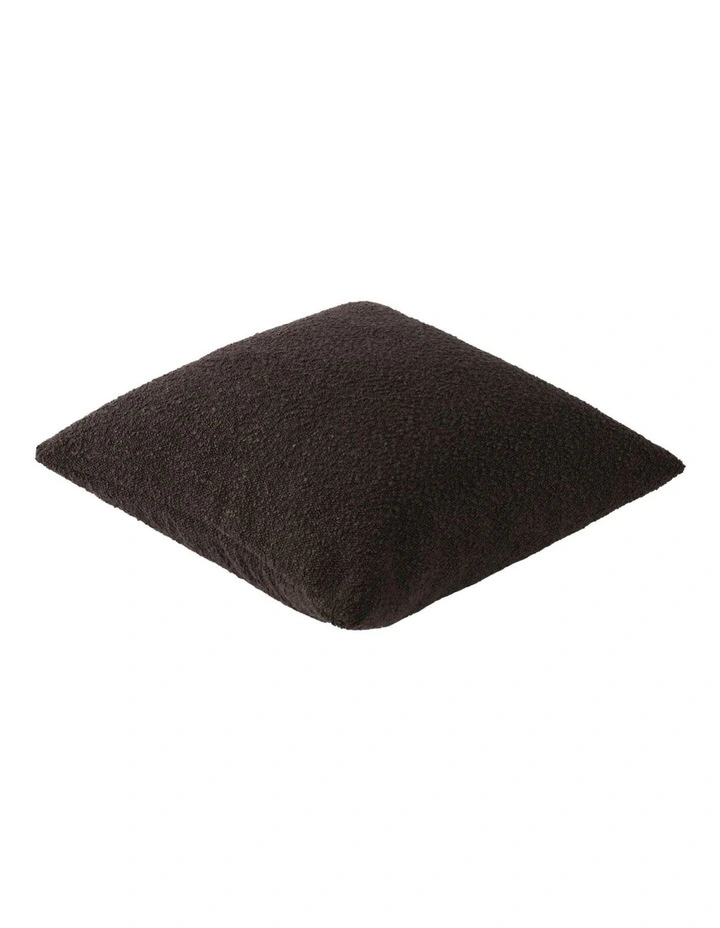 Cadence & Co. Blake Boucle Cushion 50x50cm in Chocolate image 3