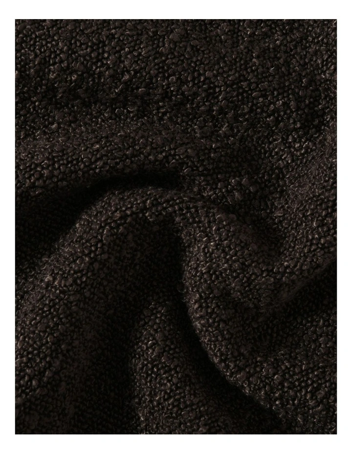 Cadence & Co. Blake Boucle Cushion 50x50cm in Chocolate image 4
