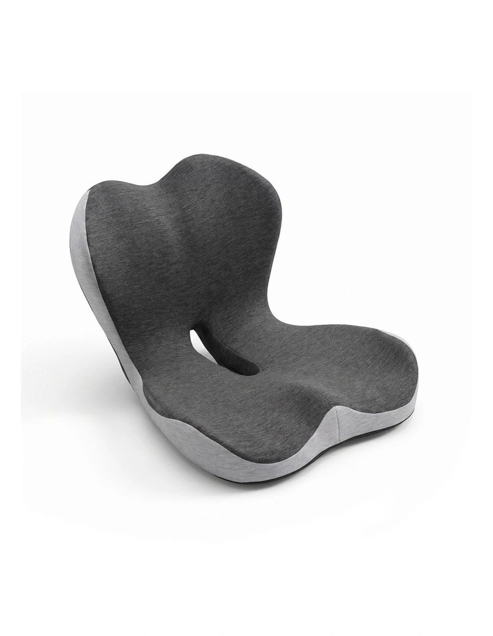 Artiss Ergonomic Seat Cushion with Lumbar Support Memory Foam Coccyx Pad for Office Chair Car image 1