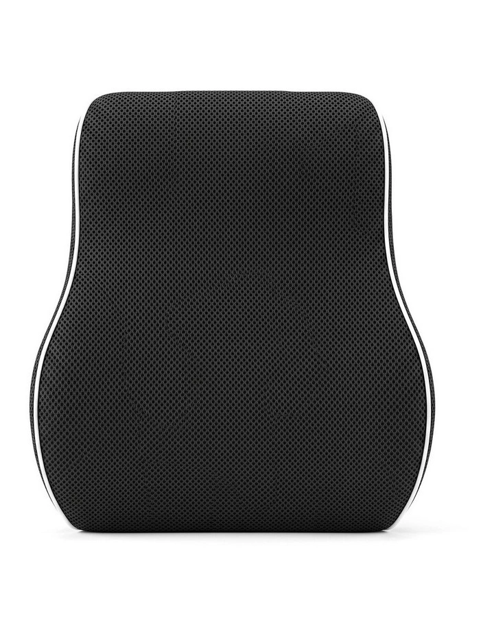 Artiss Lumbar Support Cushion Memory Foam Pillow with Adjustable Straps Office Chair Car Support image 3