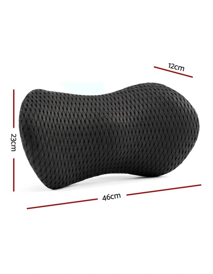 Artiss Lumbar Support Pillow Memory Foam Back Support for Office Chair Car Seat Bed Recliner image 2
