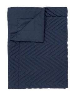 Herringbone Bed Runner Navy
