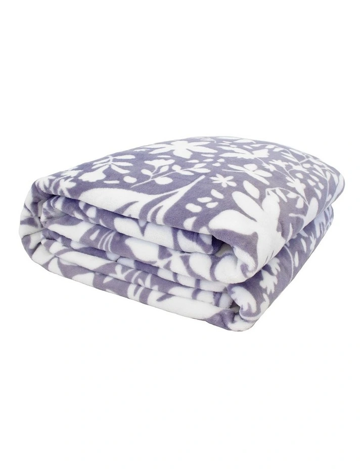 Liv Ultraplush Blanket Blue image 2