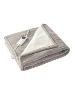 Heated Throw Blanket, Soft Double-Sided Fleece with Adjustable Heat Settings