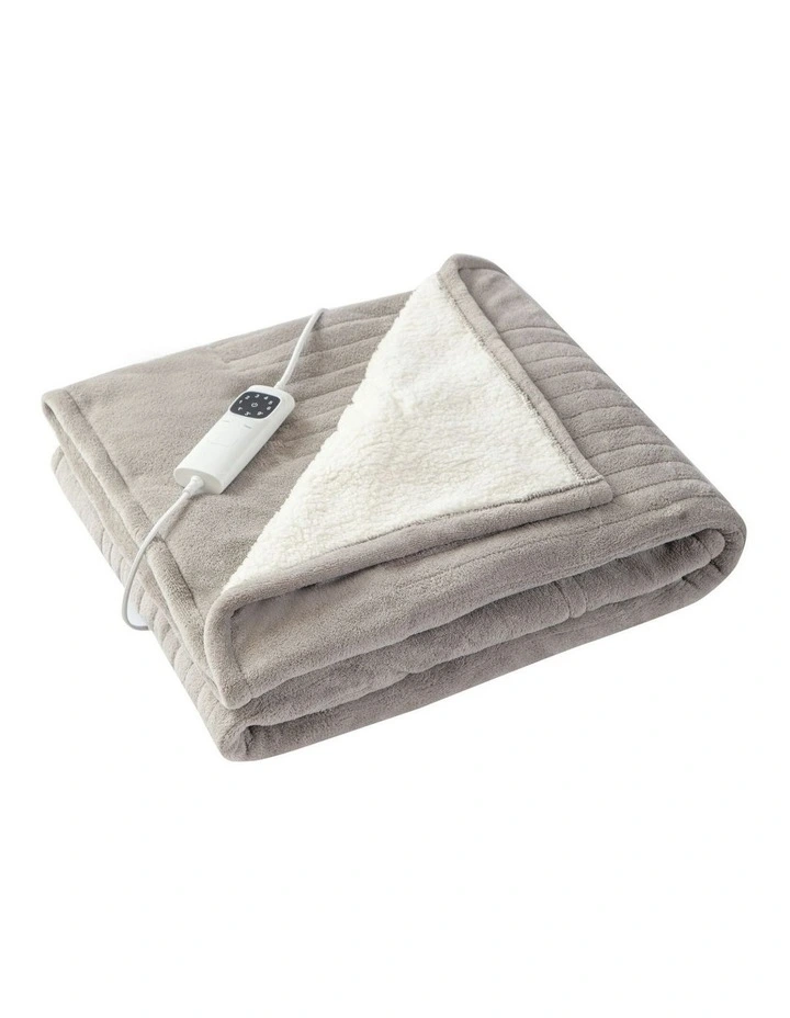 Heated Throw Blanket, Soft Double-Sided Fleece with Adjustable Heat Settings image 1