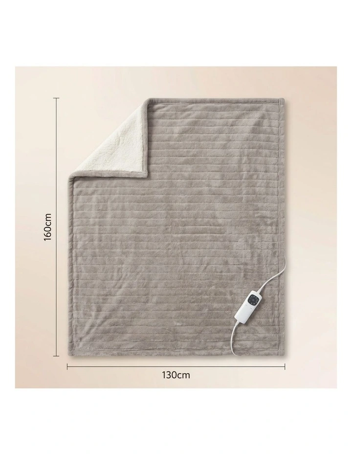Heated Throw Blanket, Soft Double-Sided Fleece with Adjustable Heat Settings image 6
