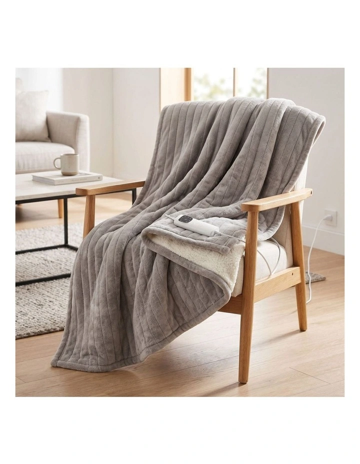 Heated Throw Blanket, Soft Double-Sided Fleece with Adjustable Heat Settings image 7