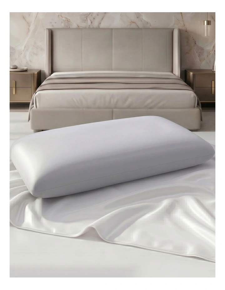 RoomSense Cooling Solid Core Memory Foam Pillow, Anti-Clumping Side Sleeper, 70x40x10cm image 1