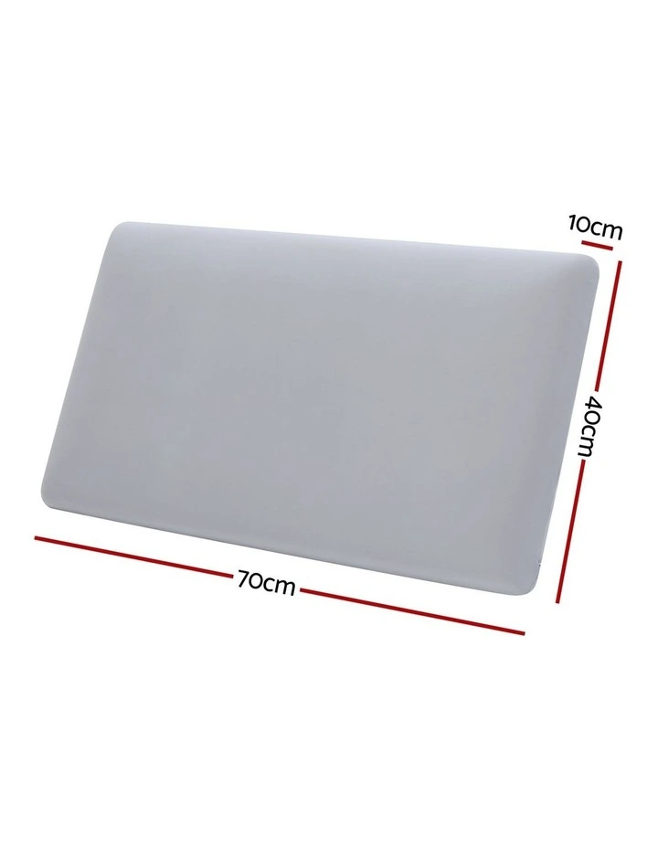RoomSense Cooling Solid Core Memory Foam Pillow 2 Pack, Anti-Clumping Side Sleeper, 70x40x10cm image 2