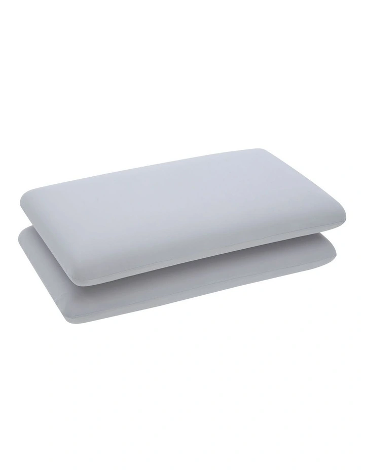 RoomSense Cooling Solid Core Memory Foam Pillow 2 Pack, Anti-Clumping Side Sleeper, 70x40x10cm image 7