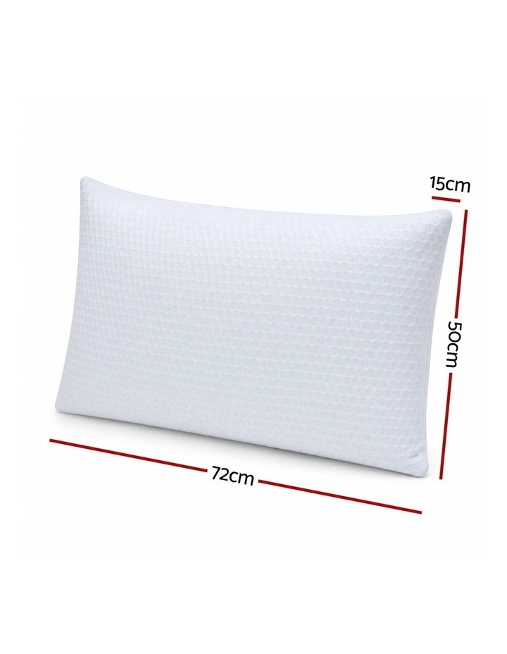 RoomSense Cooling Shredded Gel Memory Foam Pillow, Anti-Flattening Neck Support, 72x50x15cm image 3