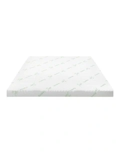 Bedra Memory Foam Mattress Topper Cool Gel Bed Bamboo Cover 7-Zone 8CM Double