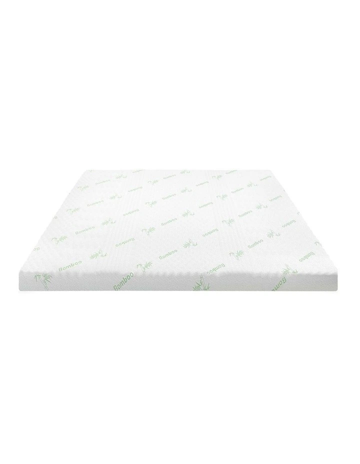 Bedra Memory Foam Mattress Topper Cool Gel Bed Bamboo Cover 7-Zone 8CM King image 2