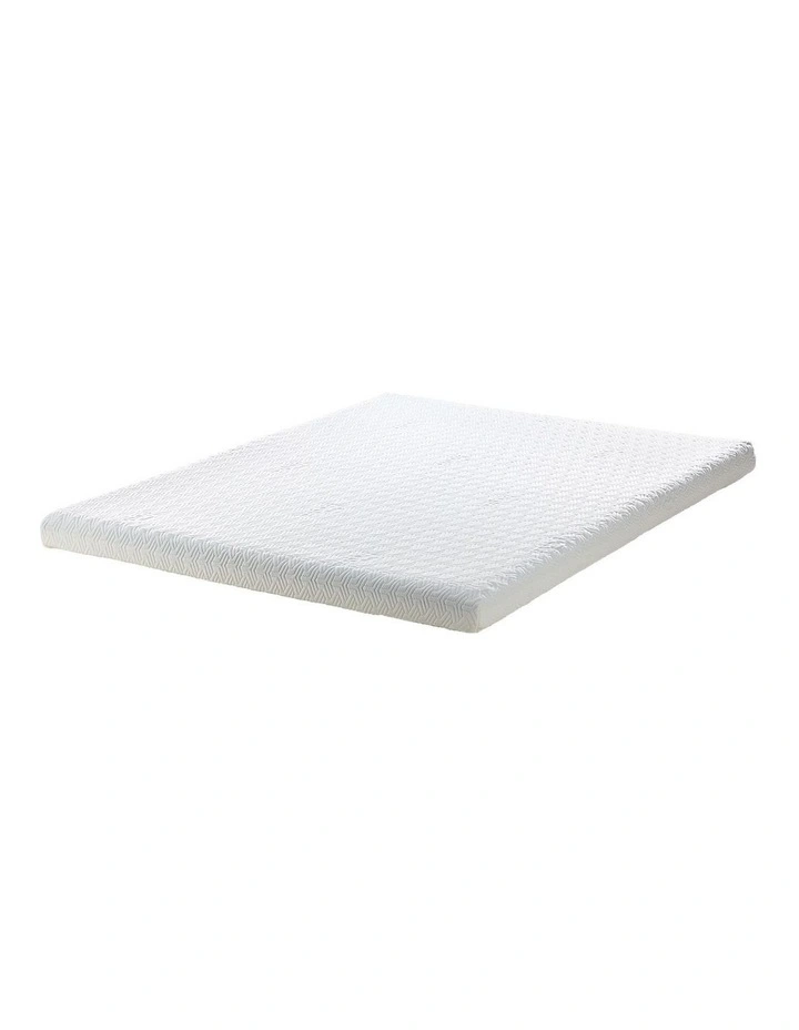 Bedra Memory Foam Mattress Topper Reversible Cool Gel Bed Mat 10cm Double image 1