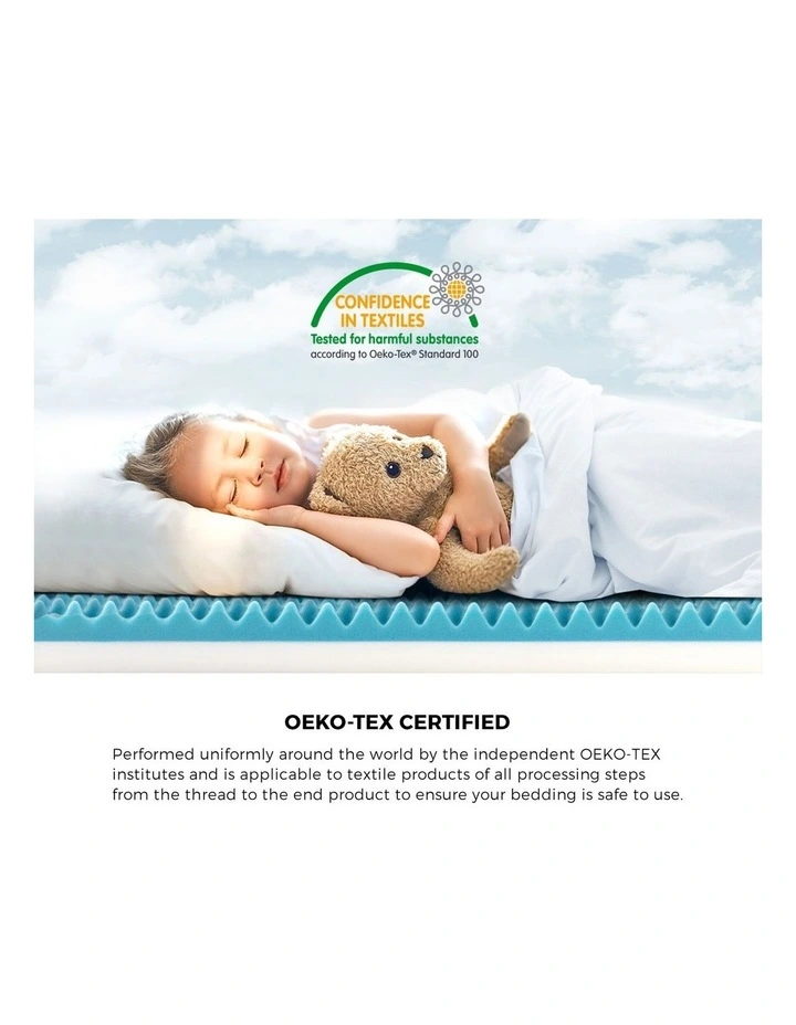 Bedra Memory Foam Mattress Topper Reversible Cool Gel Bed Mat 10cm Double image 5