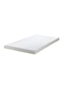 Bedra Memory Foam Mattress Topper Reversible Cool Gel Bed Mat 10cm Single
