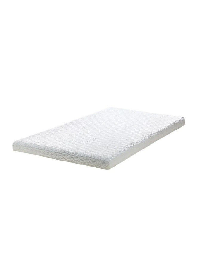 Bedra Memory Foam Mattress Topper Reversible Cool Gel Bed Mat 10cm Single image 1